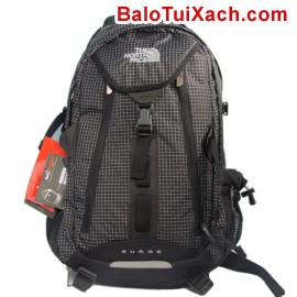 BL005-Balo The North Face (Sugrge - Caro trắng đen)